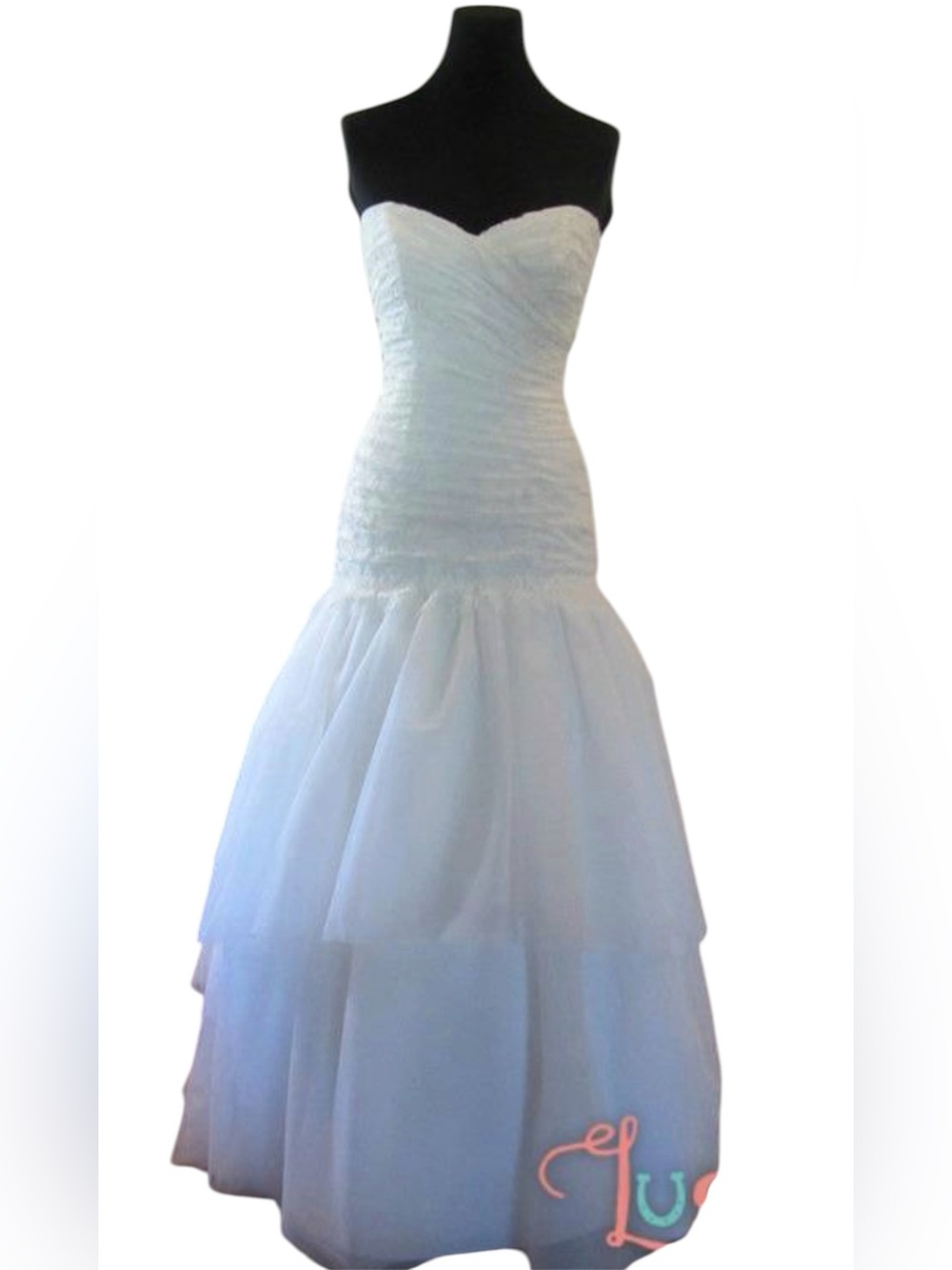 Mikaella 1502 Off White Wedding Dress Size 10‎